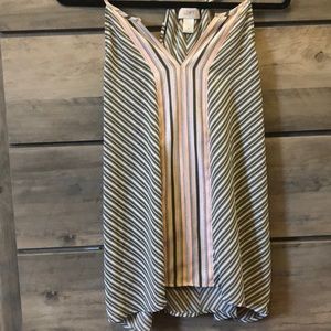 Ann Taylor Loft patterned tank top